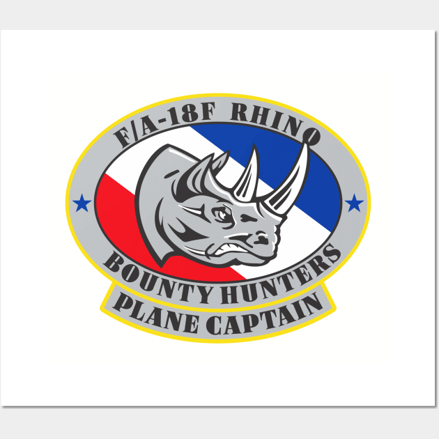 VFA-2 Bounty Hunters - Rhino Wall Art by MBK